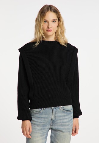 DreiMaster Vintage Sweater in Black: front
