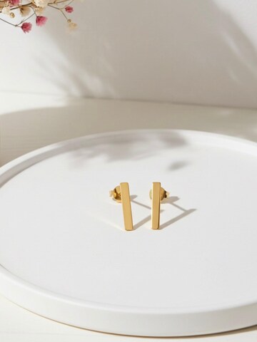 Kamiko Earrings 'BAR' in Gold