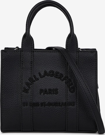 juoda Karl Lagerfeld Sutraukiama rankinė ' Rue St-Guillaume Mini-Tote-Bag ': priekis