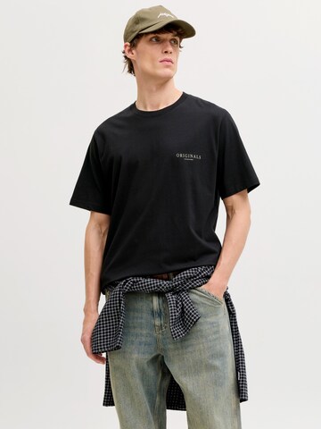 juoda JACK & JONES Marškinėliai 'JORMONTAUK'