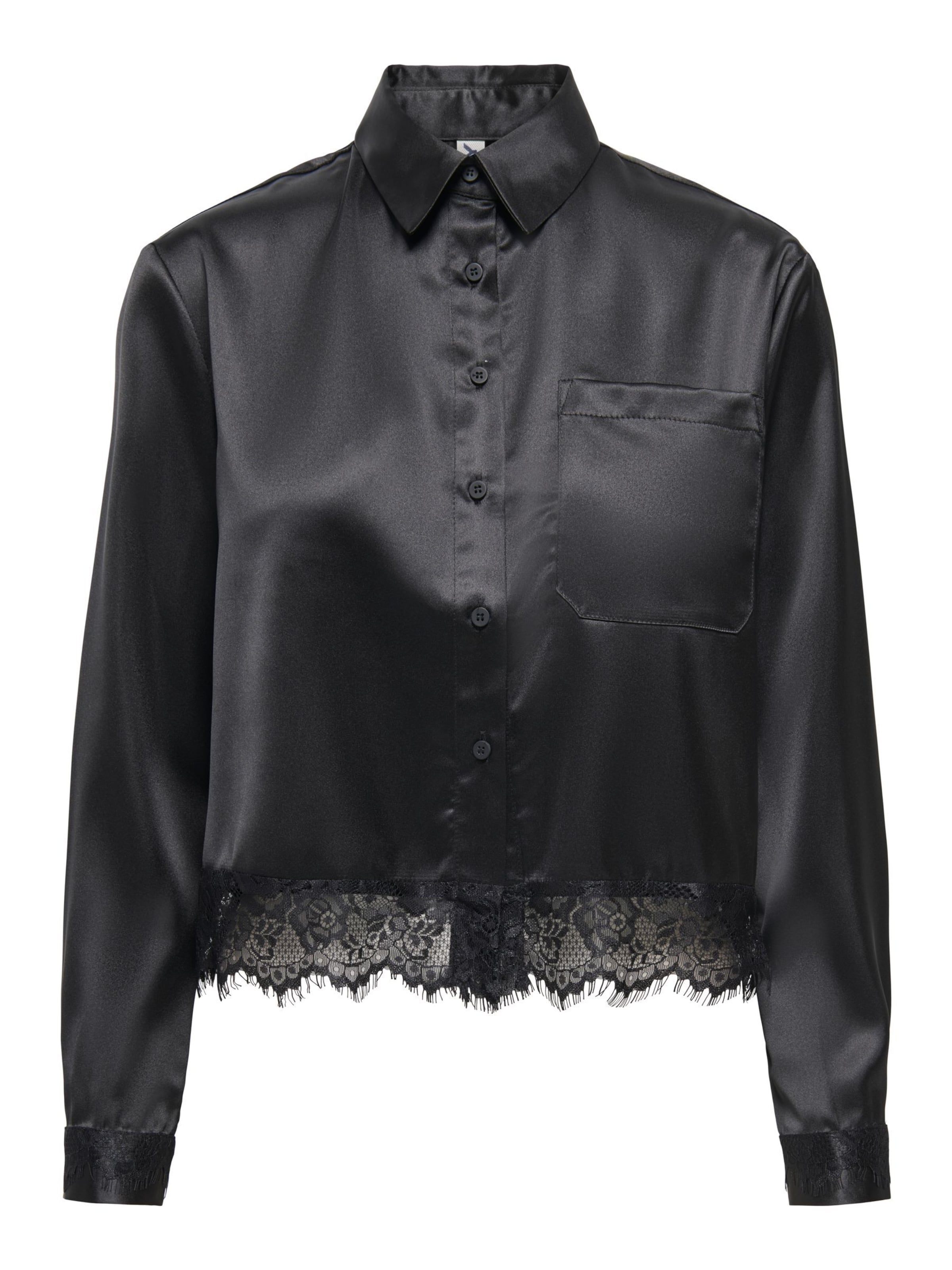ONLY - Blusa 'ONLIndona' en negro: frente