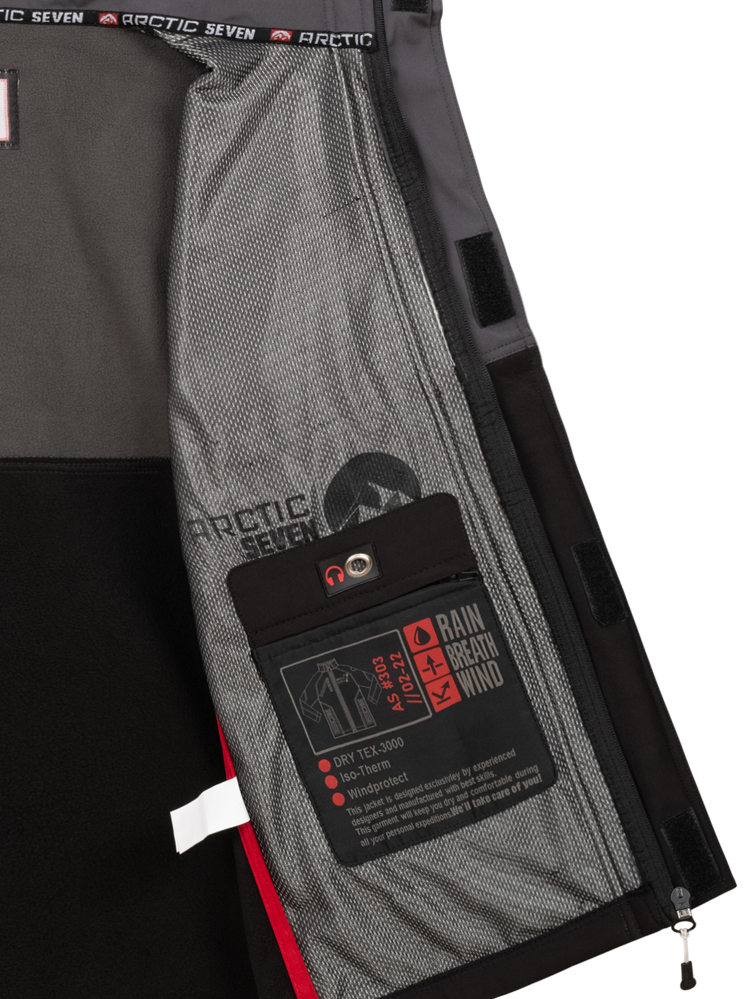 Arctic Seven Functionele jas in Grijs