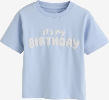 Next Shirt in Blue: front