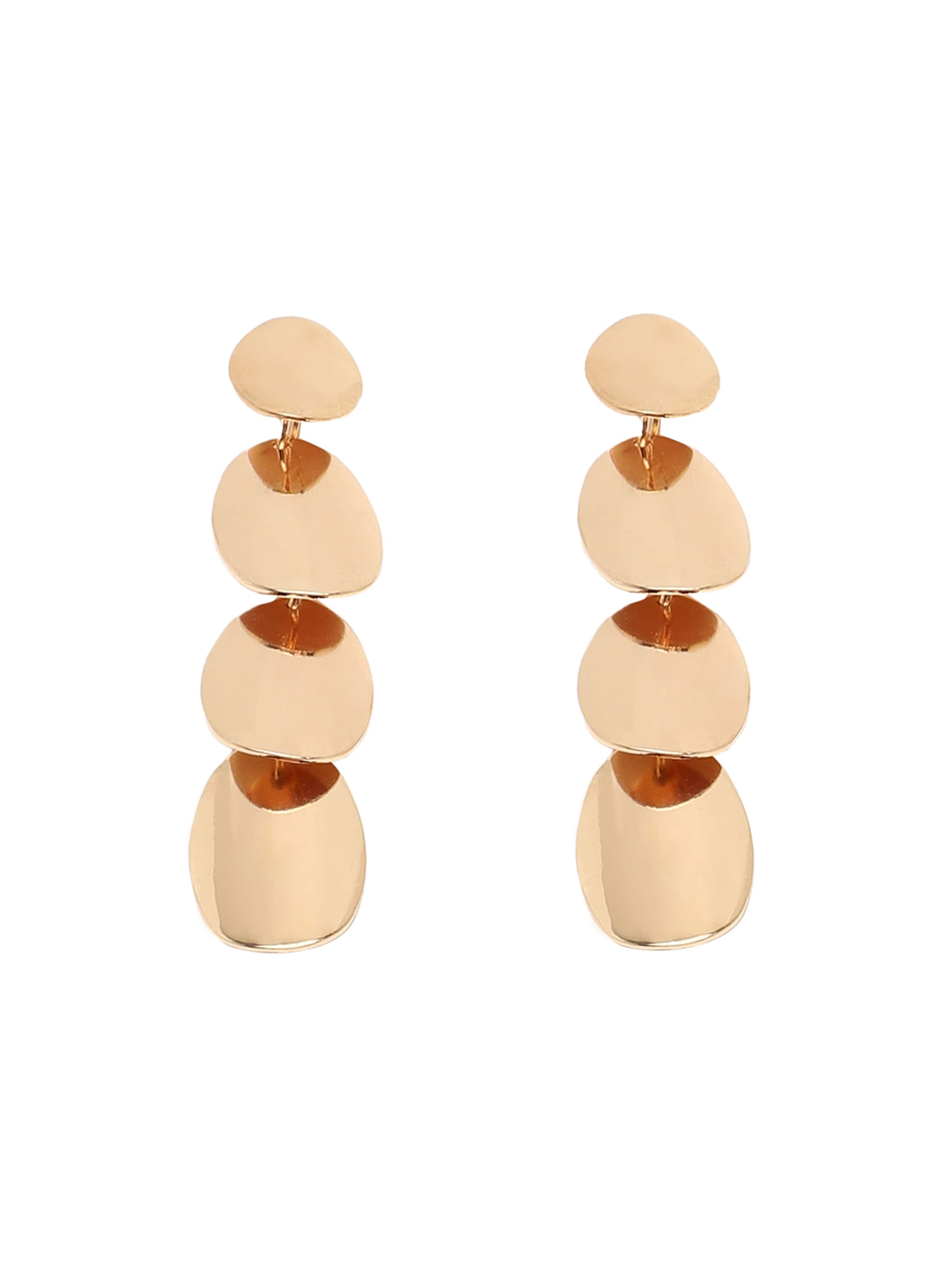 SOHI Øreringe ' Ranita ' i guld: forside