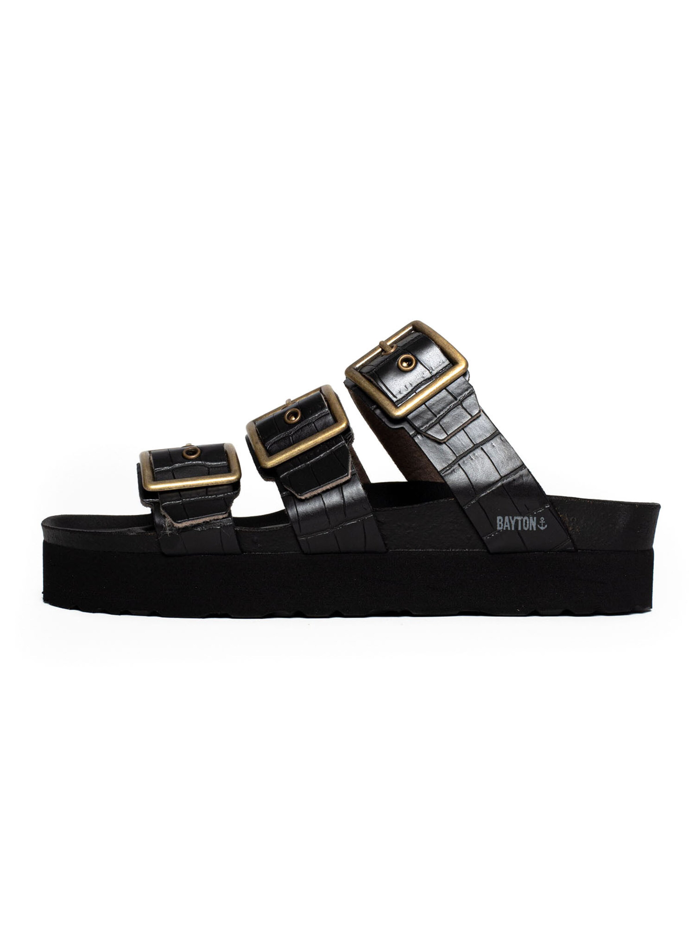 Bayton Klapki 'Castelo' w kolorze czarny: przód
