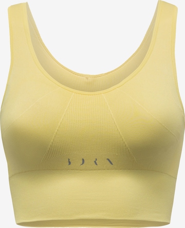 Born Living Yoga Sports Top 'Urdhva' in Yellow: front