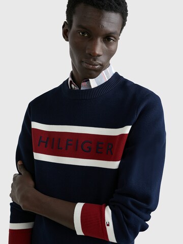 TOMMY HILFIGER Pulover | modra barva