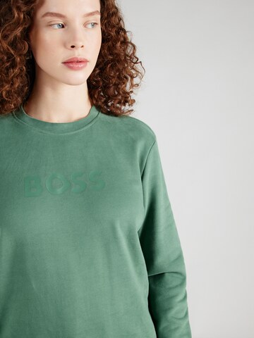 Sweat-shirt 'Ela 6' BOSS en vert