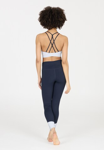 Athlecia Skinny Tights 'Aspasia' in Blau