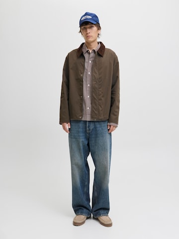 Giacca di mezza stagione di JACK & JONES in marrone