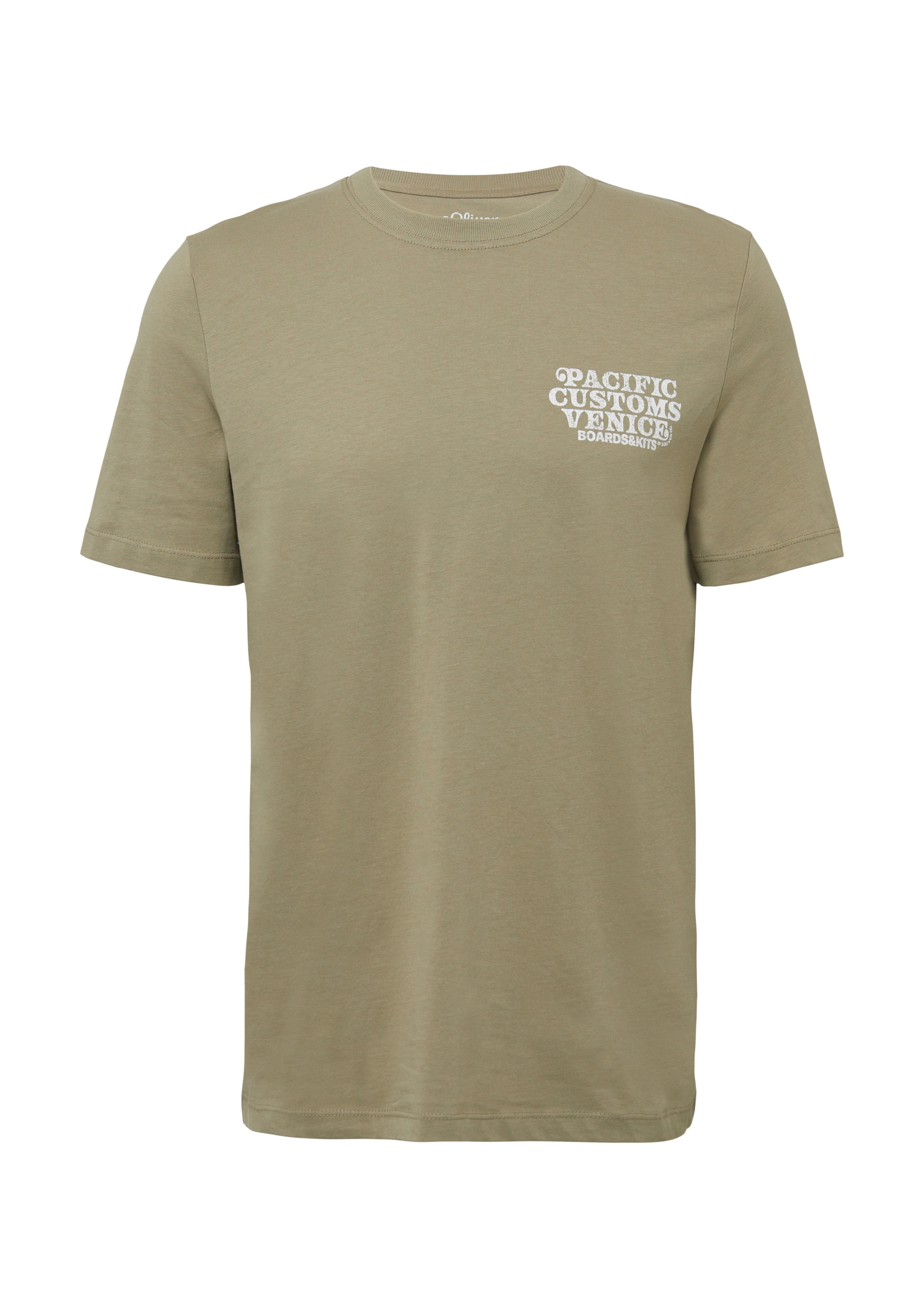 s.Oliver Μπλουζάκι σε πράσινο: μπροστά