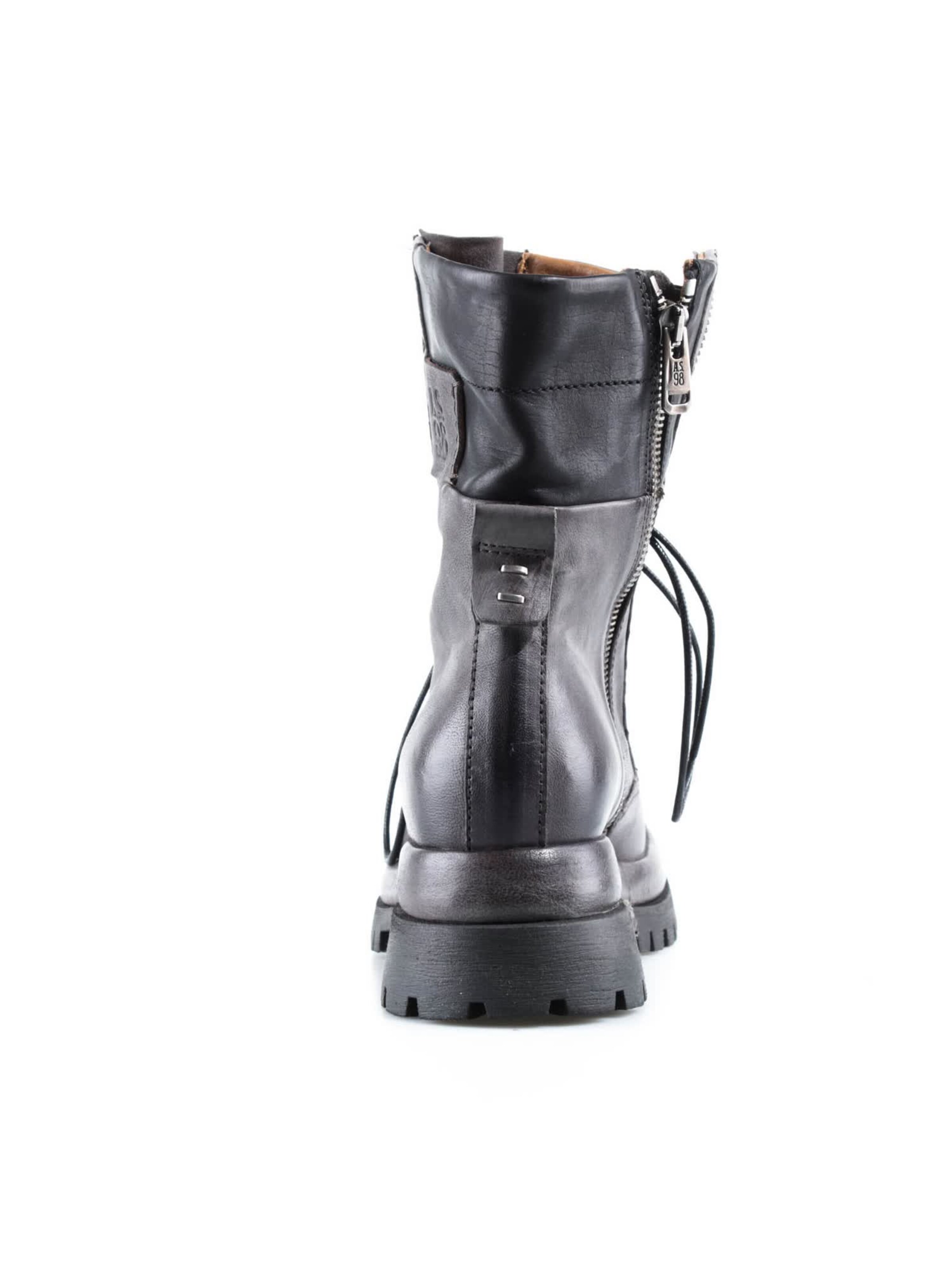 Bottes à lacets A.S.98 en gris : derrière