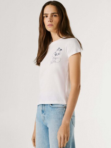 Pepe Jeans Shirt 'Nancy' in Wit