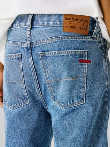 Red Bull Racing x Pepe Jeans Loosefit Jeans in Blauw
