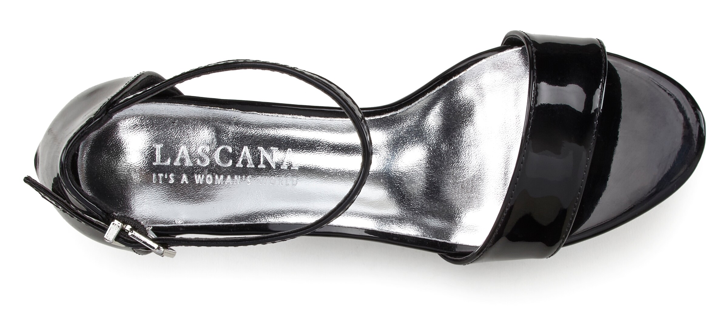 LASCANA Remmisandaalit värissä musta