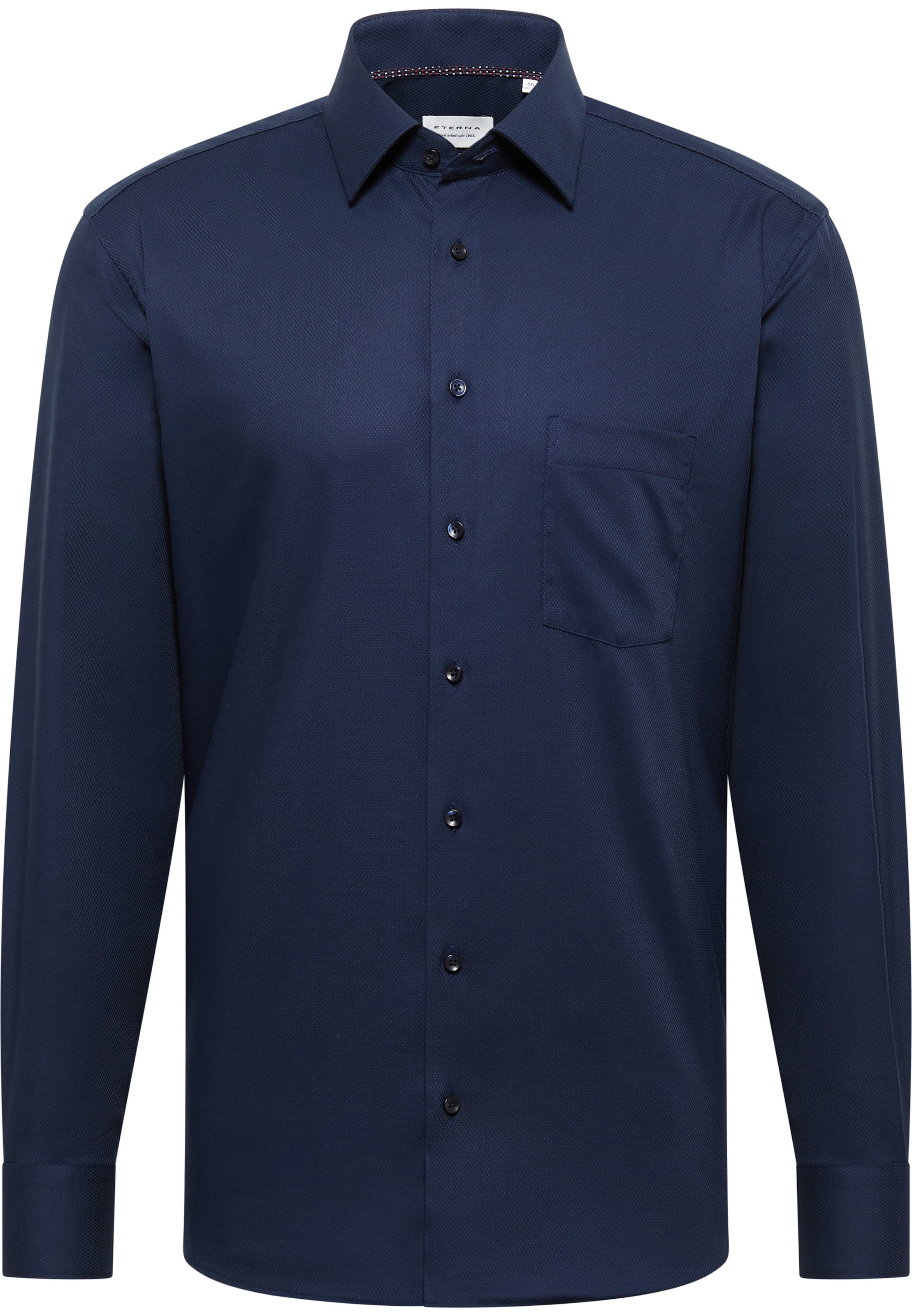 ETERNA Zakelijk overhemd in Blauw: voorkant