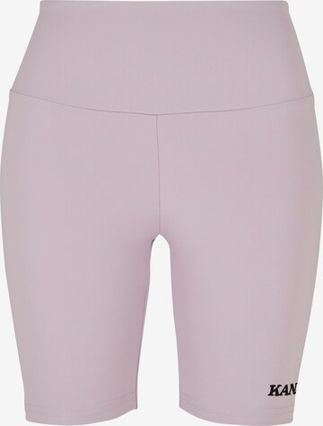 Skinny Leggings ' KW231-021-2 KK Small Retro' di Karl Kani in lilla: frontale