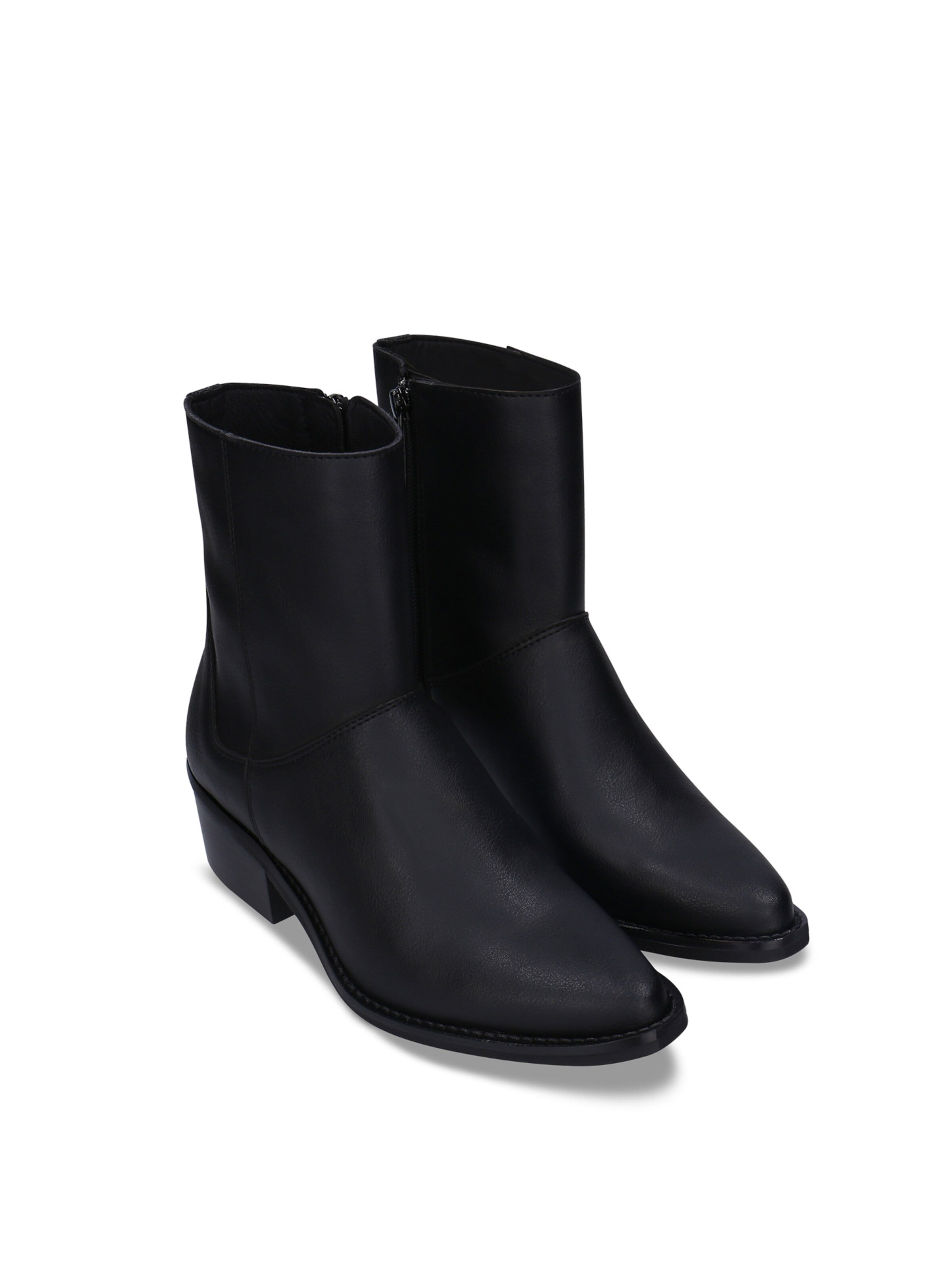 nae Vegan Shoes Kovbojské boty 'KELLA' – černá