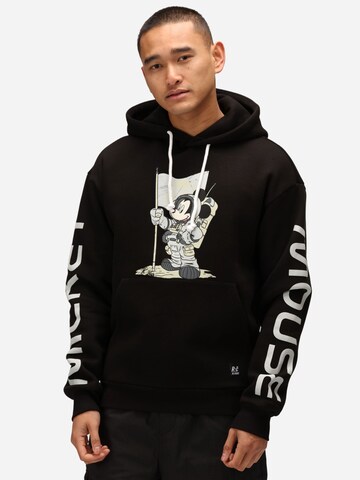 Recovered Sweatshirt 'Disney Space Mickey' in Black: front