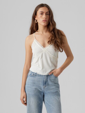 VERO MODA Top 'DITTE' in Wit: voorkant