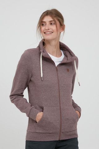 Oxmo Sweatjacke 'Vicky' in Braun: predná strana