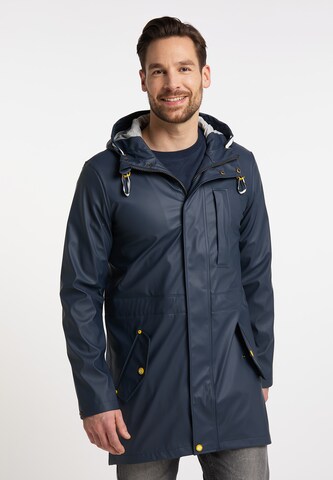 Schmuddelwedda Between-Seasons Parka in Blue: front