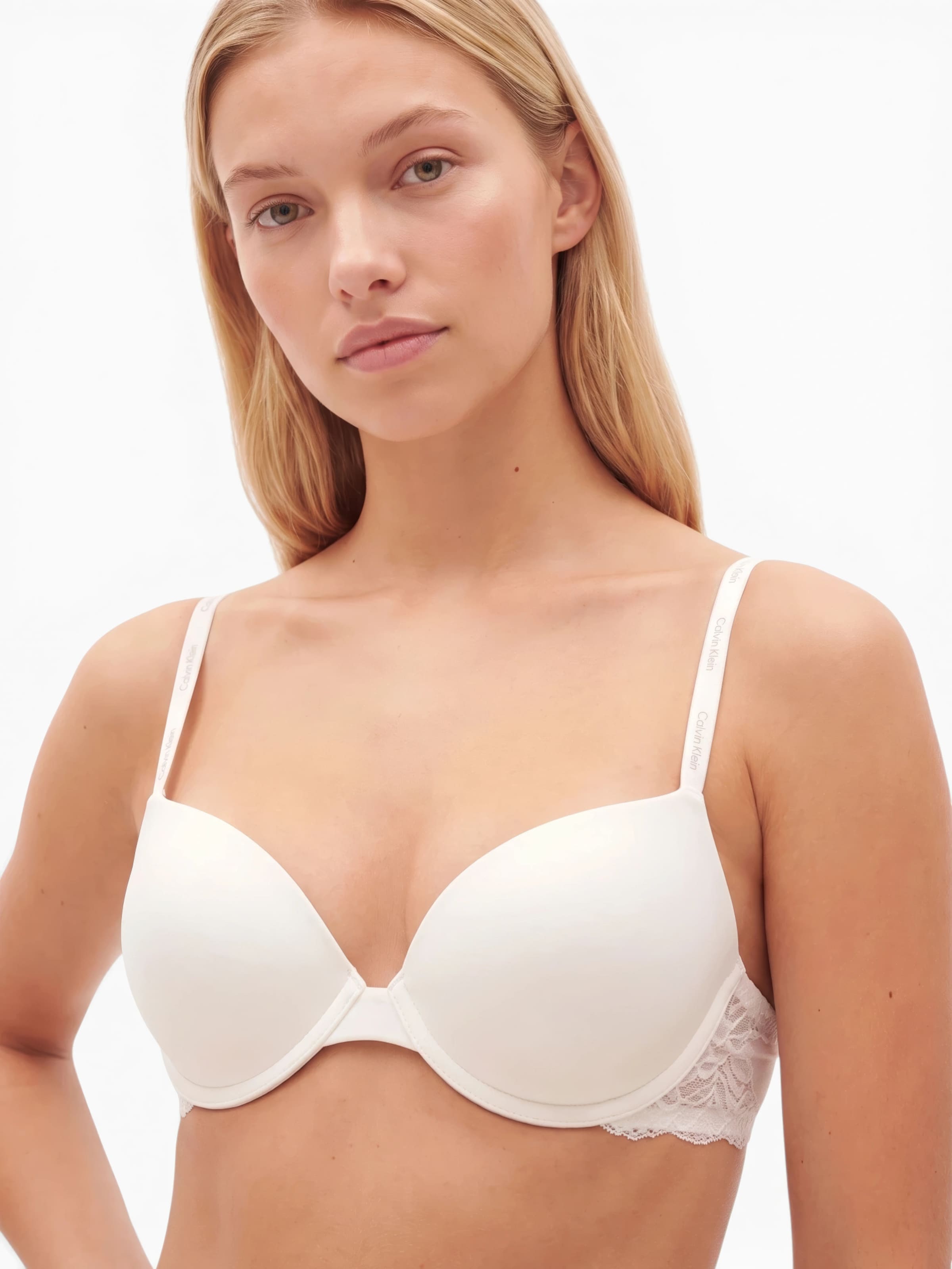 Calvin Klein Underwear T-shirt Bra in Beige: front