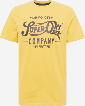 Superdry Shirt in Yellow: front