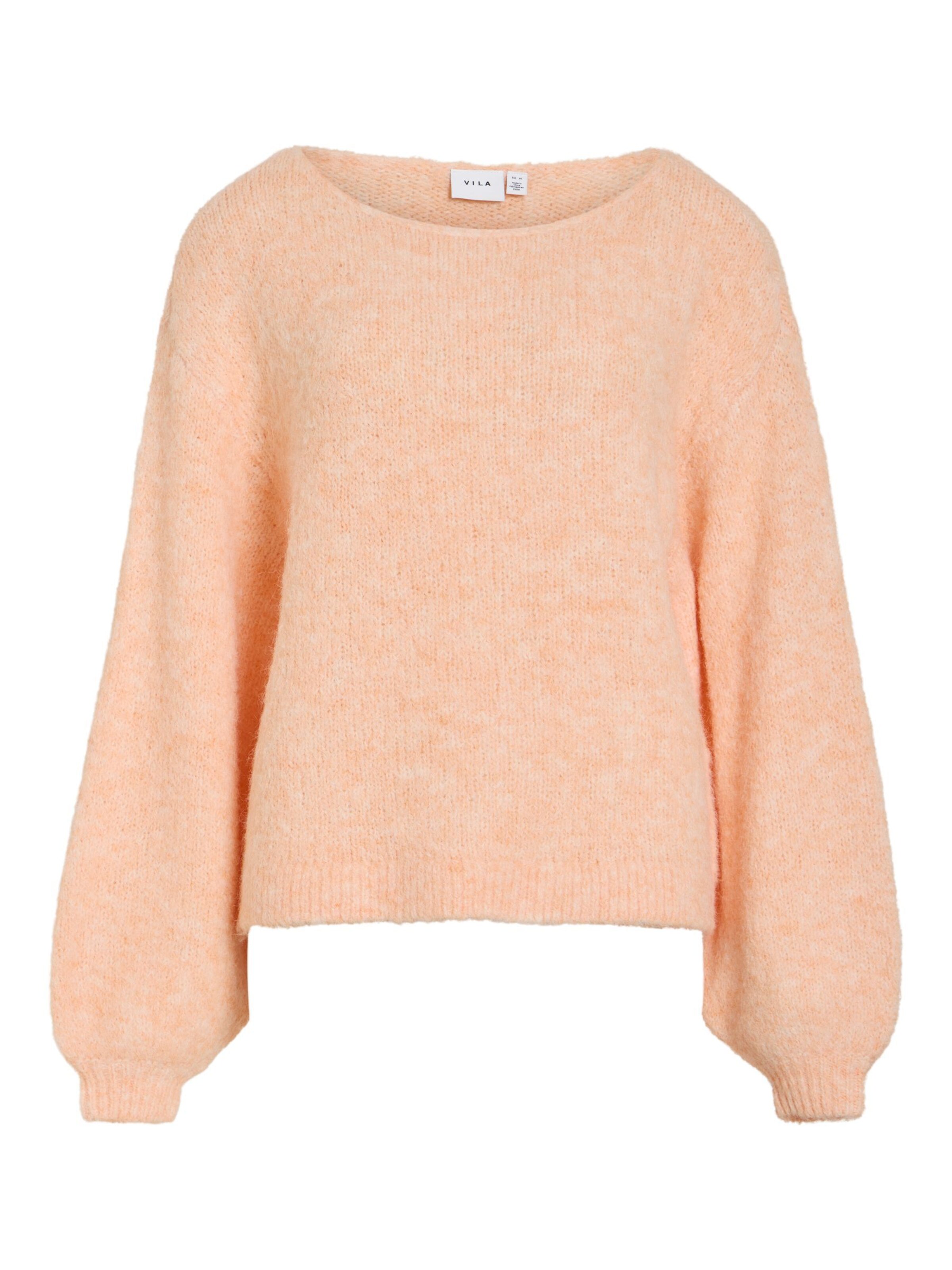 VILA Sweater 'VIMARLEY' in Orange: front