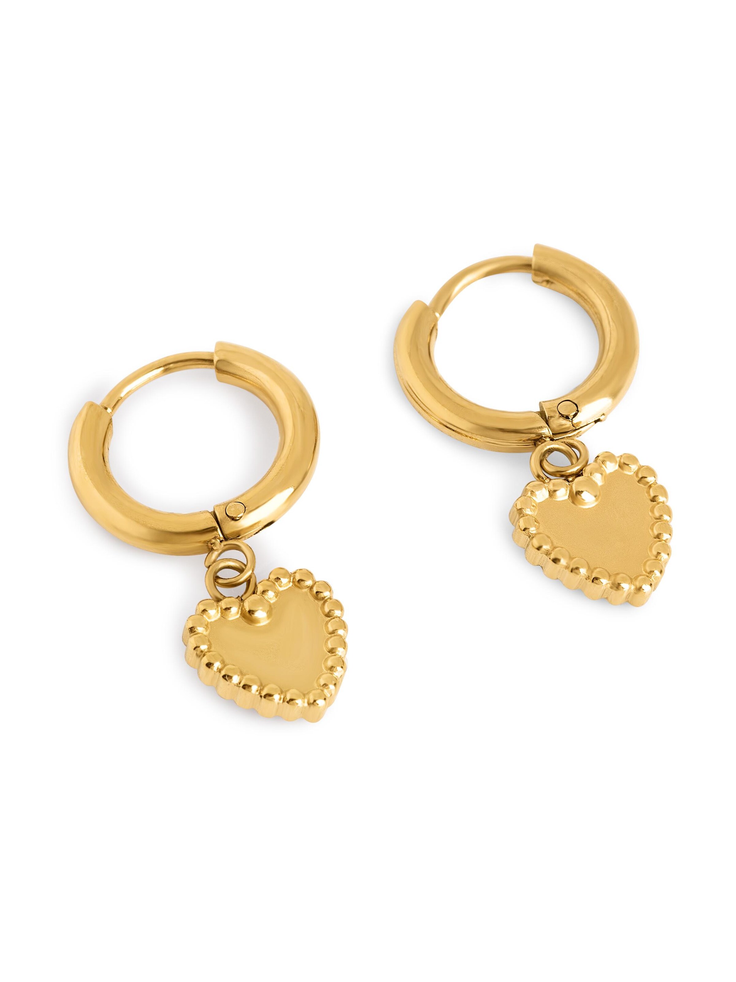 Akitsune Earrings 'Adoration' in Gold: front