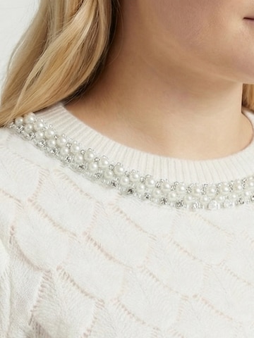 Pullover 'Francesca' di Guido Maria Kretschmer Curvy in bianco