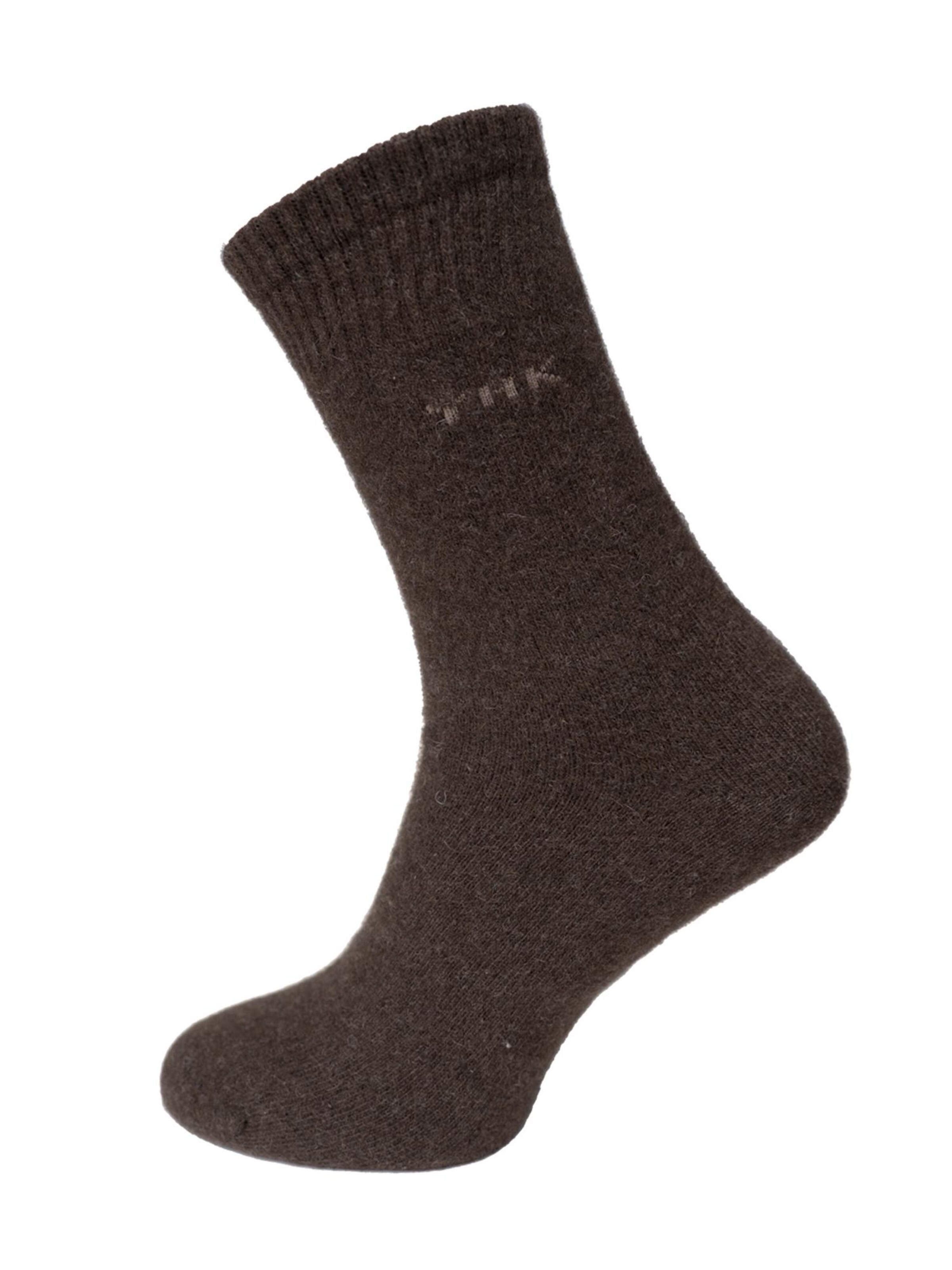 HomeOfSocks Socken 'HOS1006'‌‌‌‌ in Braun: Vorderseite