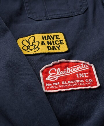 Veste mi-saison Superdry en bleu