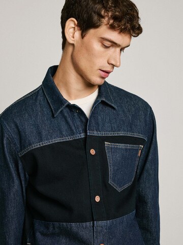 Pepe Jeans Comfort Fit Hemd 'Baz' in Blau