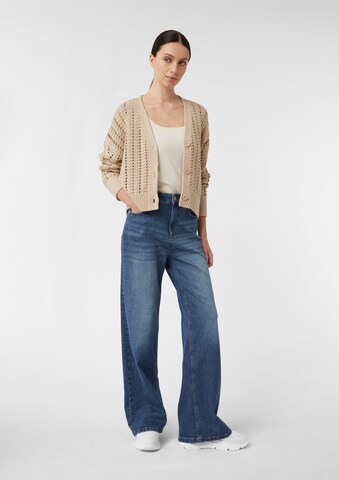 comma casual identity Gebreid vest in Beige