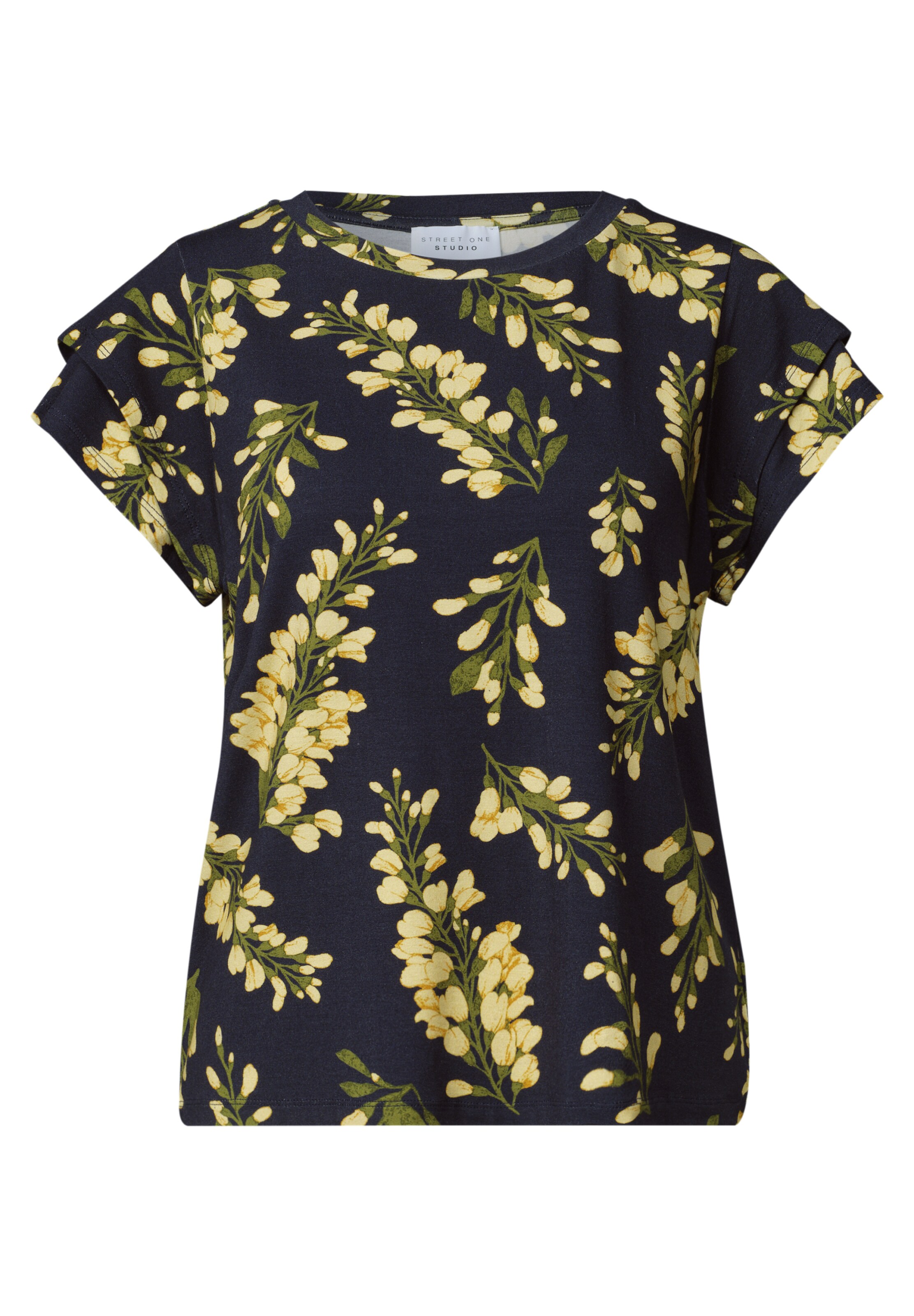 Street One Studio Shirt in Blue: front