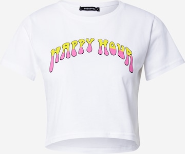 T-shirt Trendyol en blanc : devant