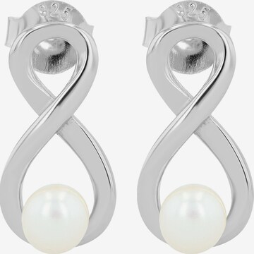 Akzent Earrings '"Meggi" aus 925 Sterlingsilber, rhodiniert, langlebig' in Silver: front