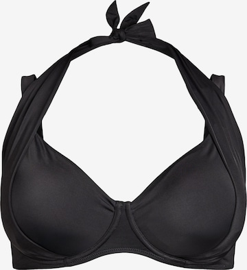 juoda Swim by Zizzi Biustjė Bikinio viršutinė dalis 'Bessie': priekis