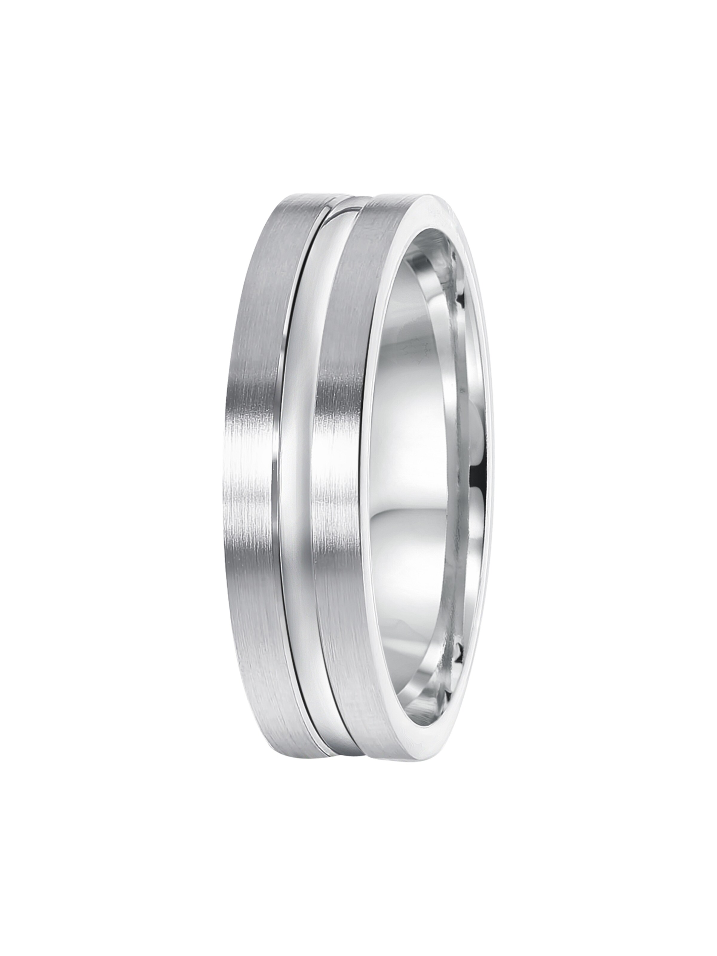 Lucardi Ring in Silber: Vorderseite