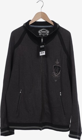 Carlo Colucci Sweatshirt & Zip-Up Hoodie in XXXL in Black: front