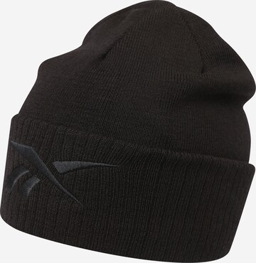 Casquette de sport Reebok en noir : devant