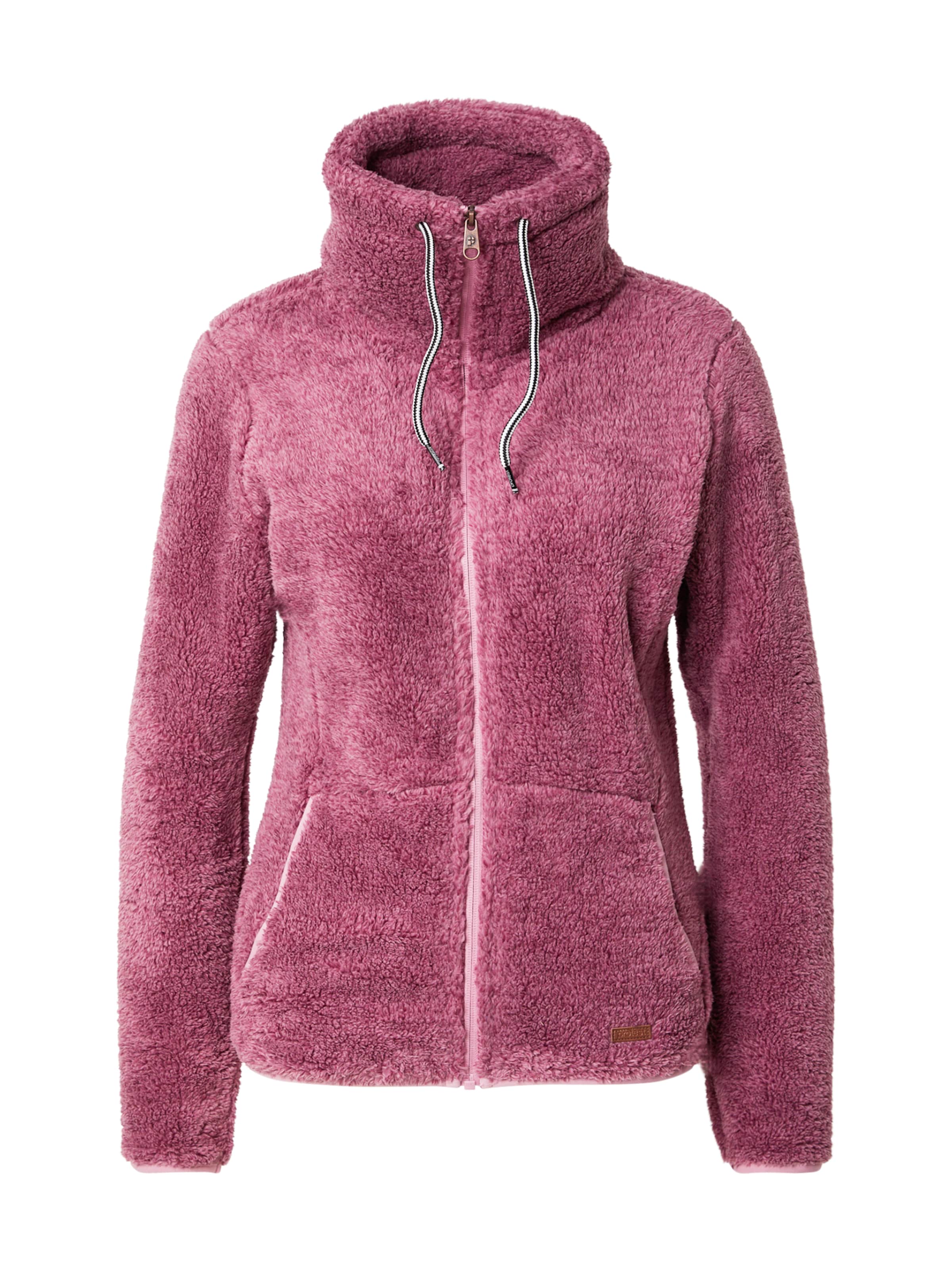 PROTEST Ζακέτα φλις 'RIRI' σε ροζ: μπροστά