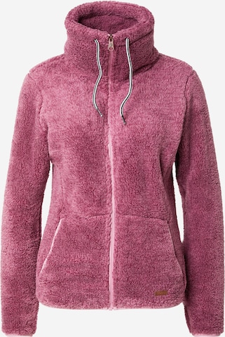 PROTEST Toiminnallinen fleecetakki 'RIRI' värissä vaaleanpunainen: etupuoli