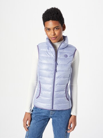 Gilet QS en violet : devant