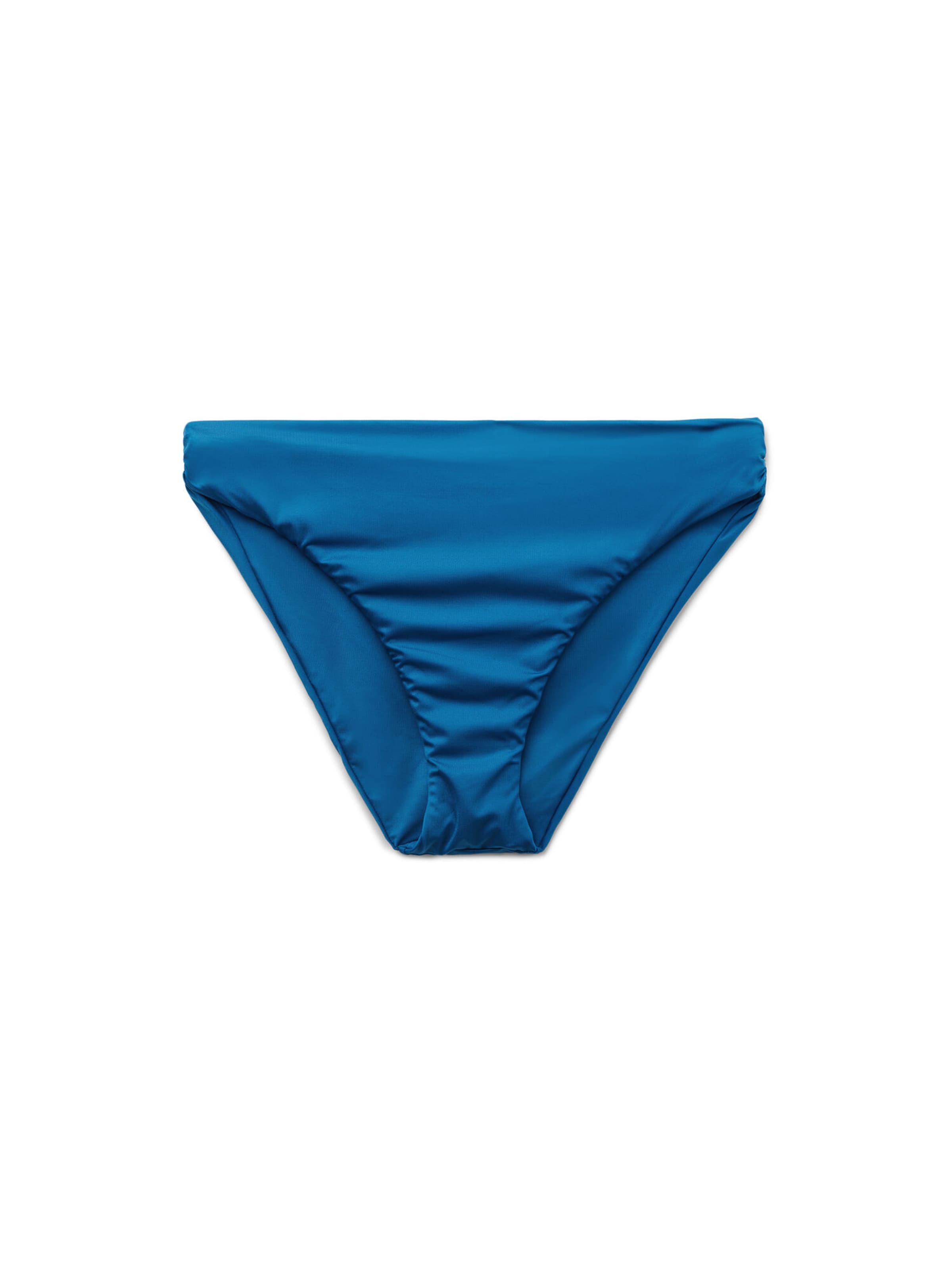 CALZEDONIA Bikini Bottoms 'Shiny Satin' in Blue: front