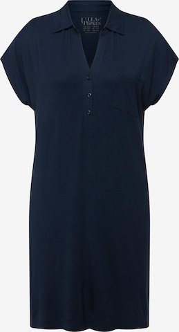 Chemise de nuit Ulla Popken en bleu : devant