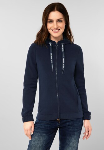 CECIL Sweatjacke in Blau: predná strana