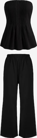 Costum cu pantaloni de la Imily Bela pe negru: față