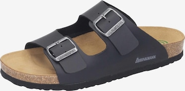 DR. BRINKMANN Mules 'Bonillo' in Black: front